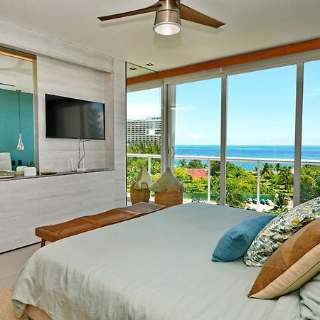 Beachfront Apartment Blue Vista Cancún Buitenkant foto